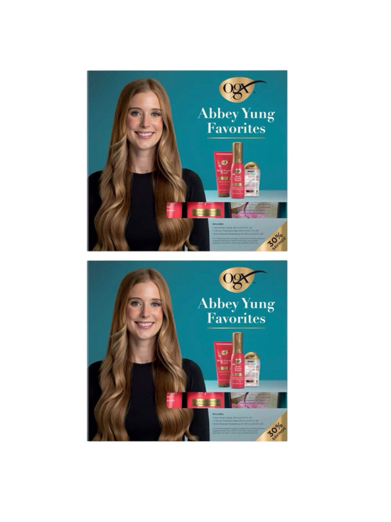 OGX Other - Abbey Yung Favorites OGX Hair FULL Size Spray, Mask & Oil Treatment Sets NIB X 2